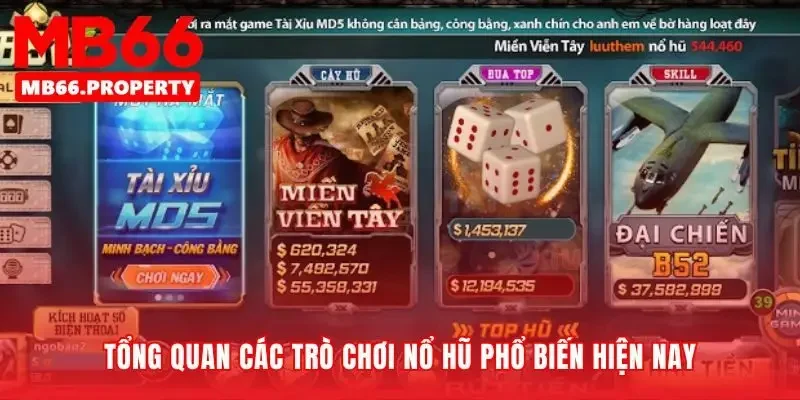 Những chuyến phiêu lưu nổ hũ được yêu thích nhất